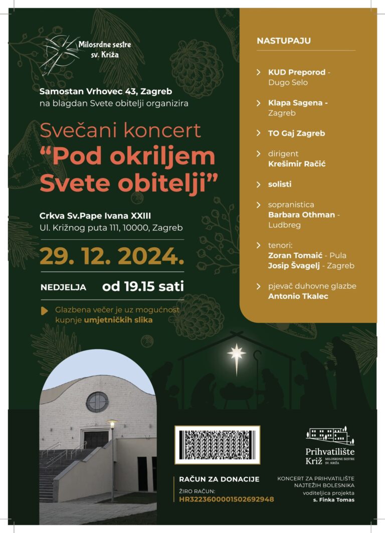 Svečani koncert ”Pod okriljem Svete obitelji„
